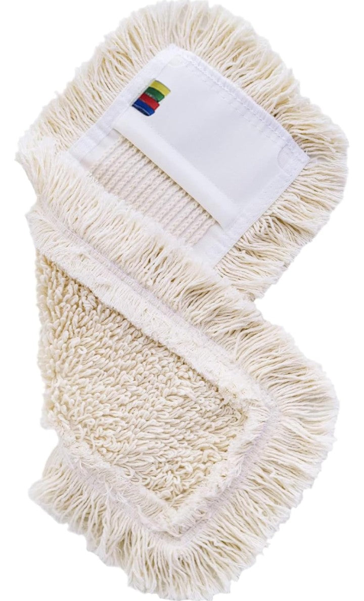 Wisch Star Wischmopp Bezug 50 cm aus Baumwolle in Weiß 10er-Pack
